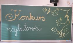 SZKOLNY KONKURS RECYTATORSKI - I st.